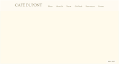 Desktop Screenshot of cafedupont.net